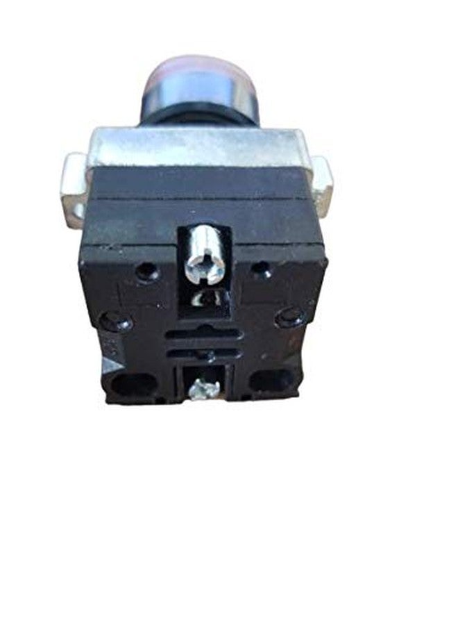 KAMCON? 22MM Momentary Illuminated Push Button Switch Red Green 1NO 1NC Metal Head X1&X2 AC 220 V (1, RED) - Image 4